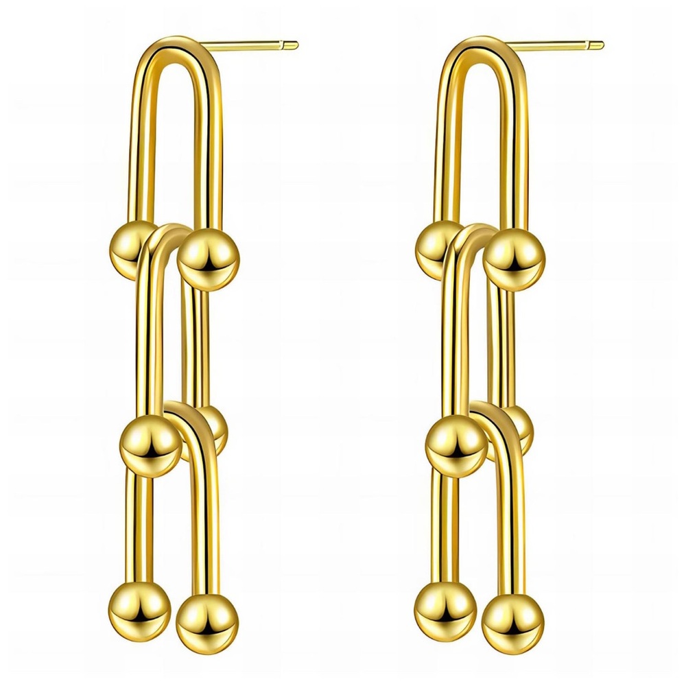 18k gold plated earrings